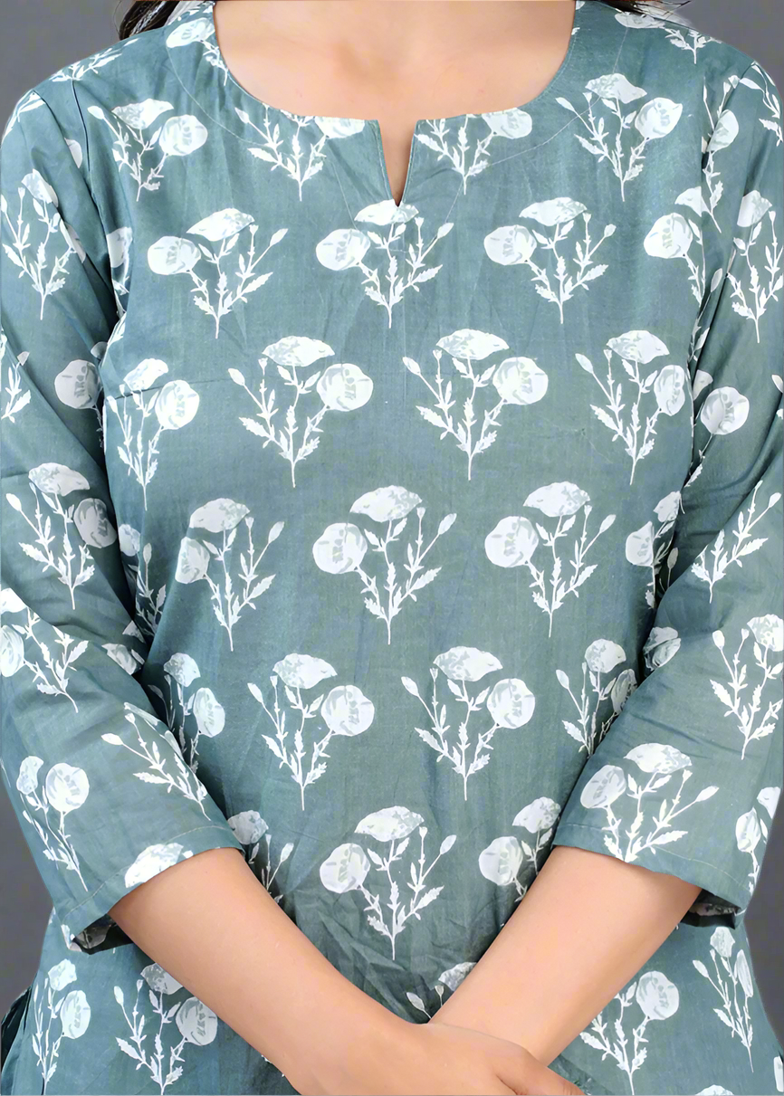 LOOSE AND COMFY JAIPURI PRINTED COTTON CO-ORD SET