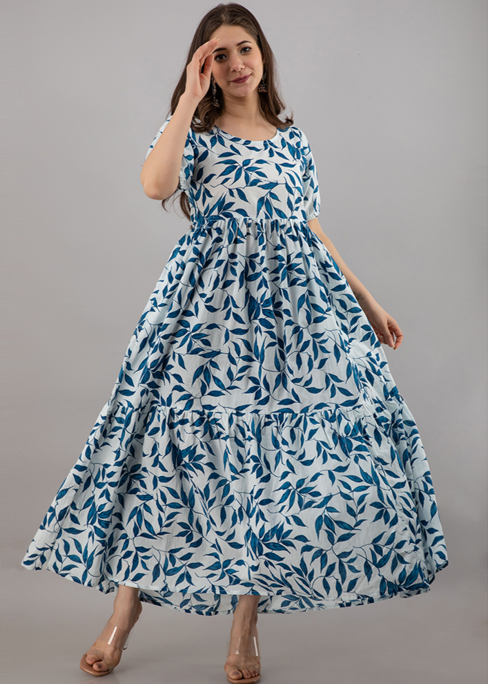 MUST HAVE WHITE COTTON MAXI DRESS