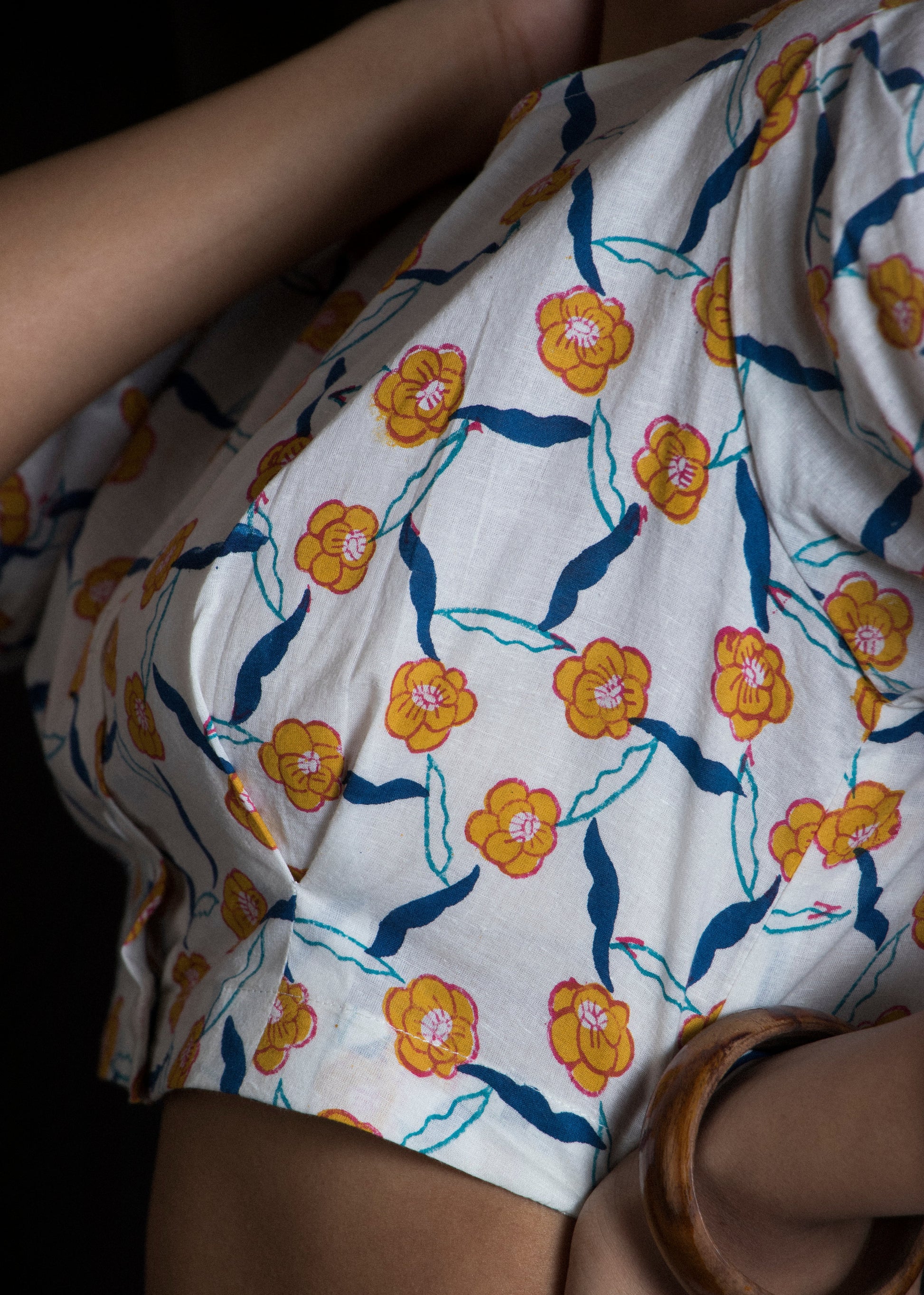 Floral handblock print