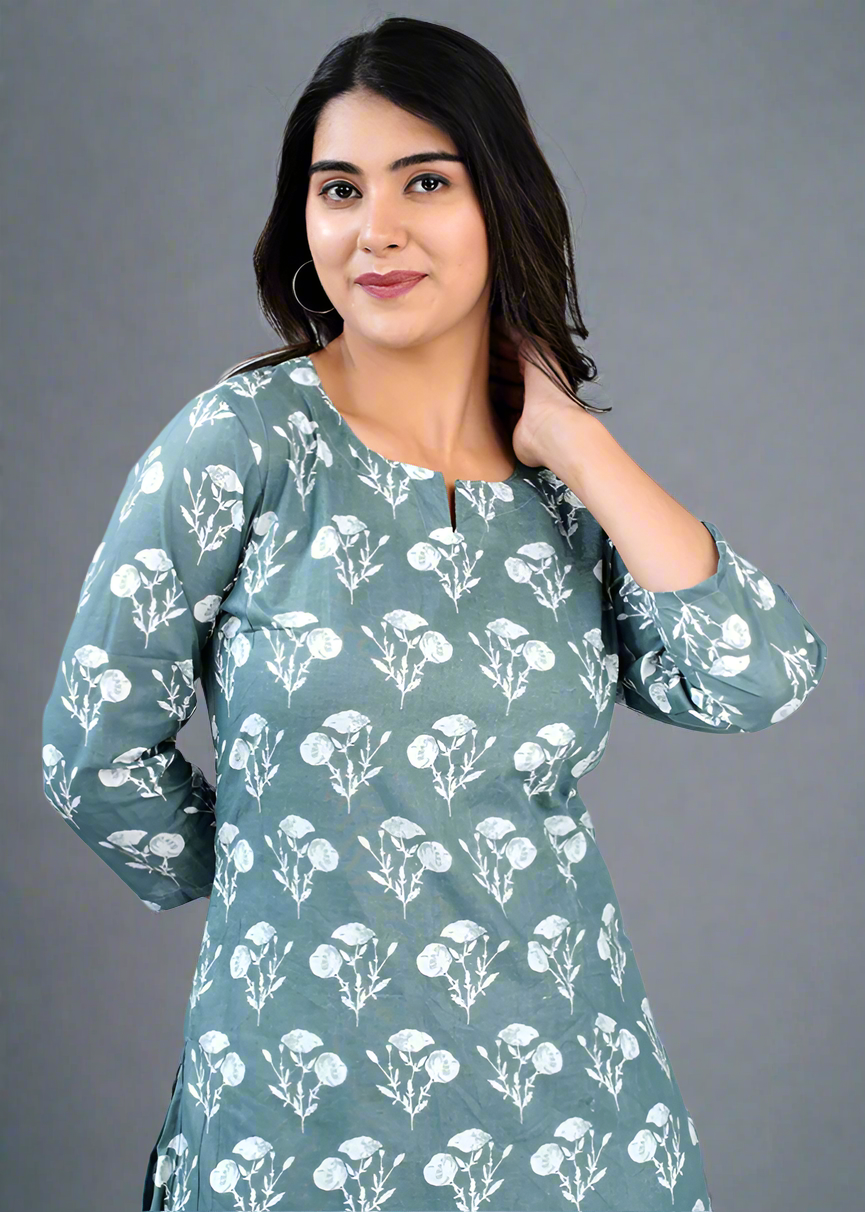 LOOSE AND COMFY JAIPURI PRINTED COTTON CO-ORD SET