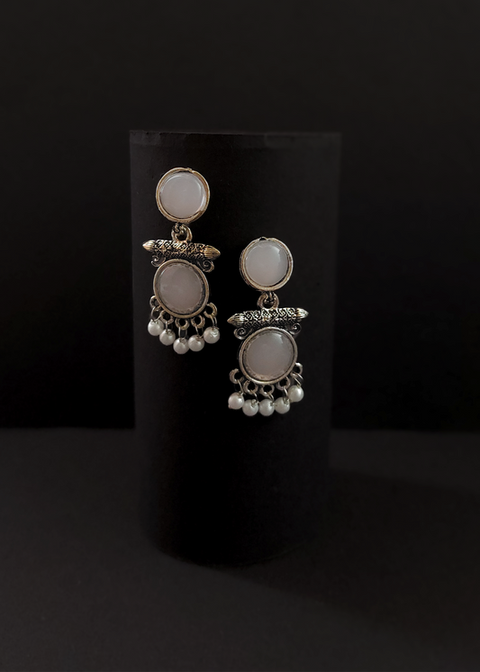 PASTEL ETHNIC STATEMENT EARRINGS