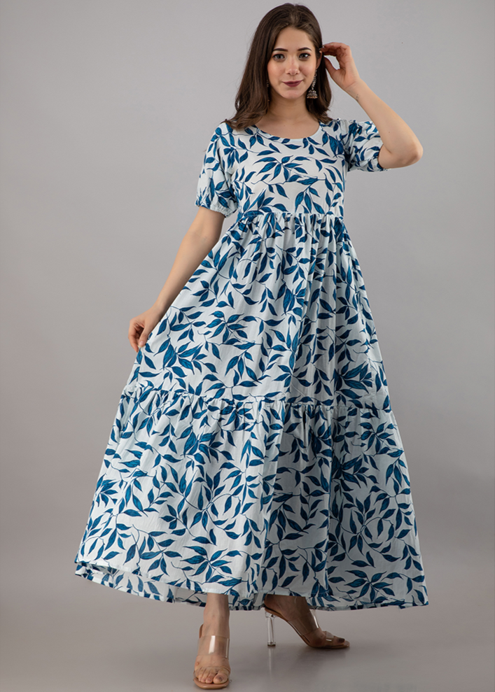 MUST HAVE WHITE COTTON MAXI DRESS