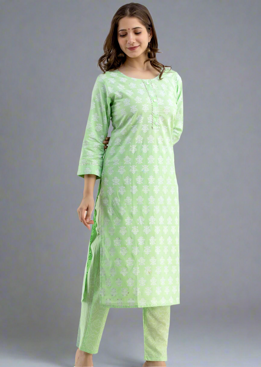 SOOTHING FRESH ALL DAY COTTON 2PIECE SUIT SET