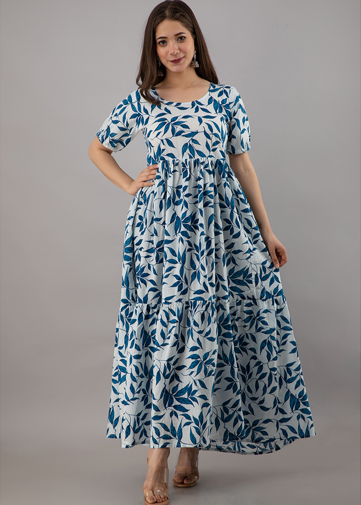 MUST HAVE WHITE COTTON MAXI DRESS