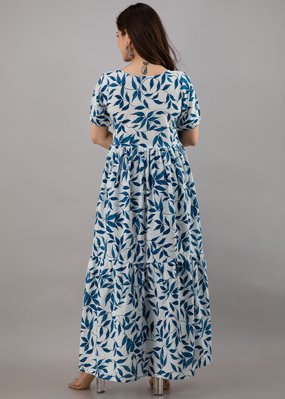 MUST HAVE WHITE COTTON MAXI DRESS