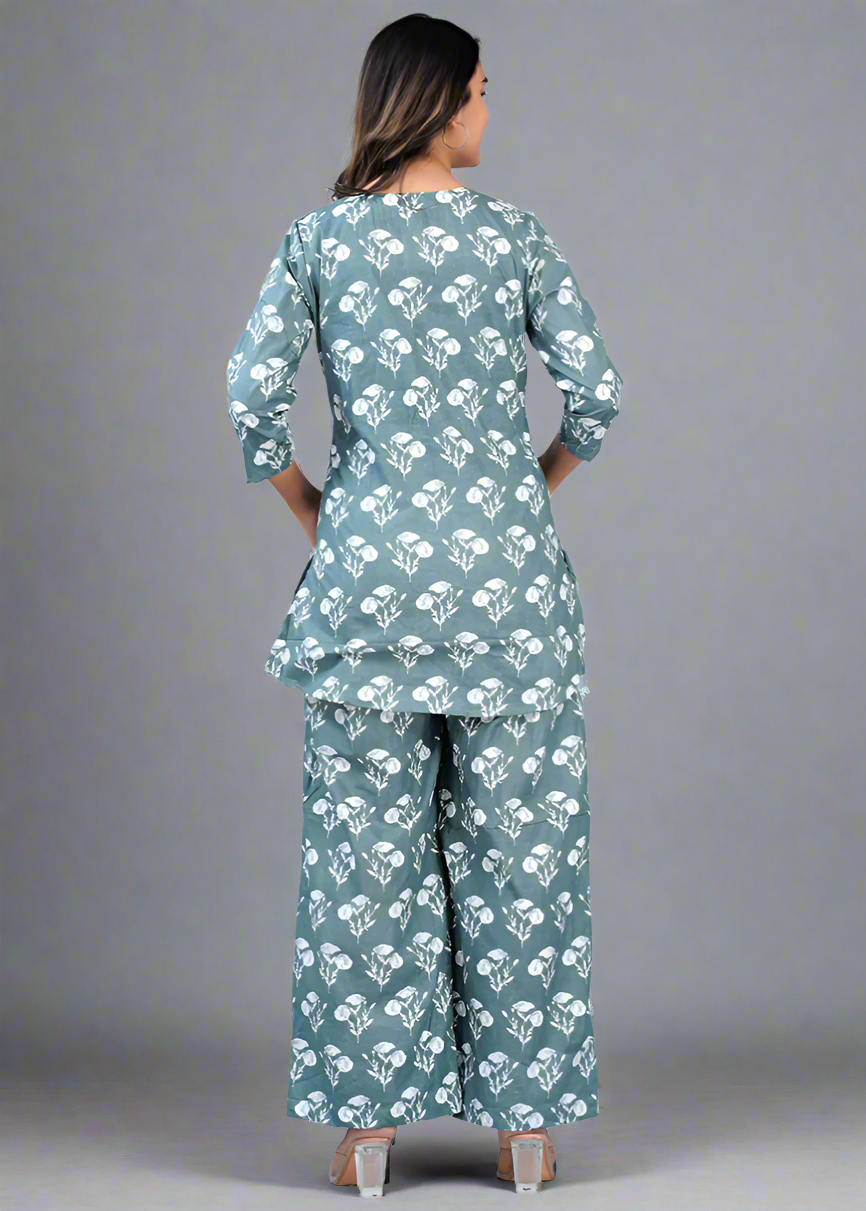 LOOSE AND COMFY JAIPURI PRINTED COTTON CO-ORD SET