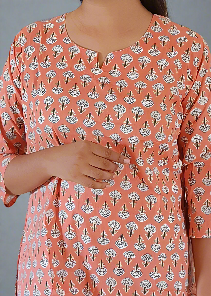 TRENDY JAIPURI PURE COTTON TUNIC KURTI TOP