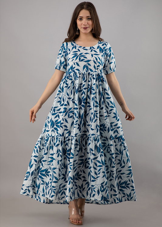 MUST HAVE WHITE COTTON MAXI DRESS