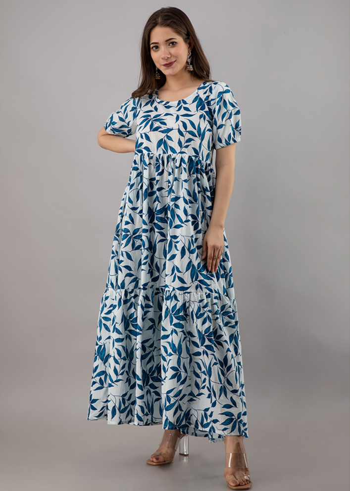 MUST HAVE WHITE COTTON MAXI DRESS